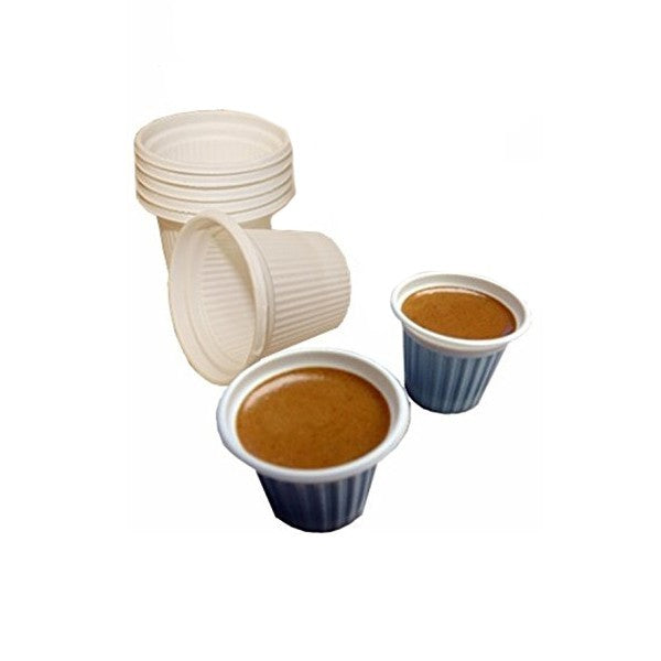 PORTION CUPS 3/4 OZ (20/250) - 3/4" Oz Plastifar Plastic Souffle Cup "Cuban Cups" 5000 Units