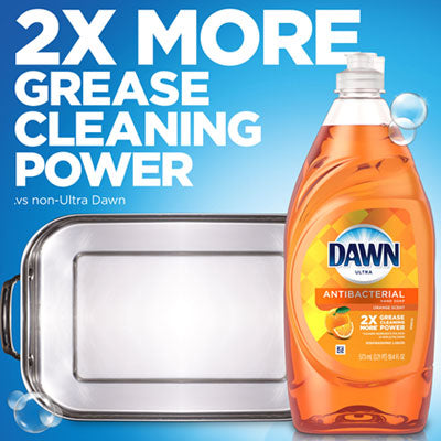 Dawn Ultra Antibacterial, Dishwashing Liquid Dish Hand Soap Orange, 28 Fl Oz