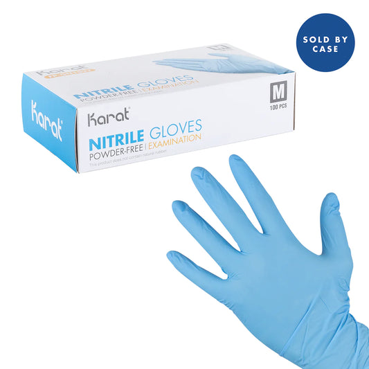 GLOVES BLUE NITRILE PF SIZE M