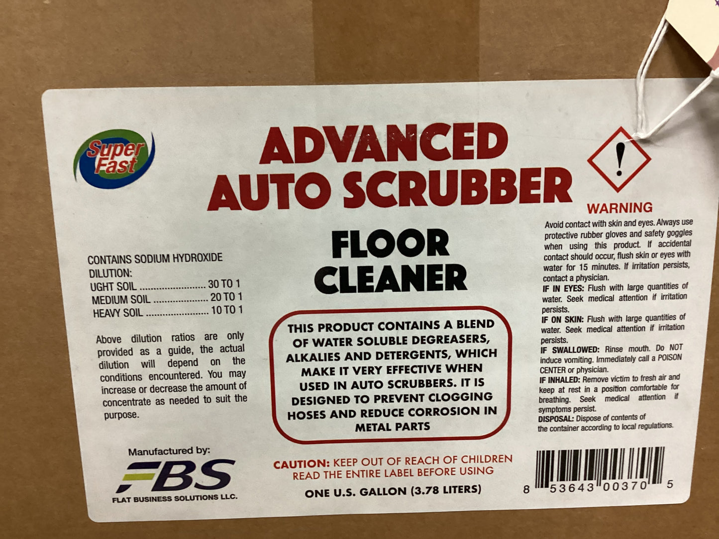 AROMA E. REMOVE FLOOR STRIPPER (GL) - AROMA SF Advanced Auto Scrubber, Floor Cleaner, (1 Gal.)