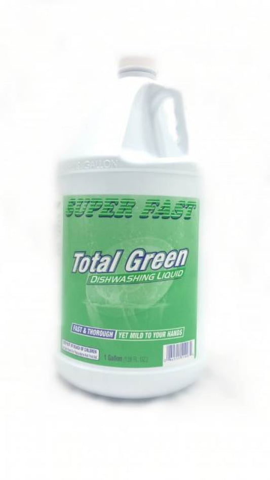 DISHWASHING ULTRA GREEN (GL) - SuperFast Total Green, Dishwashing Liquid, 1 Gal.