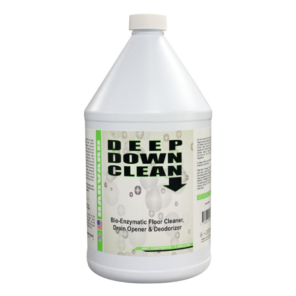 DEEP DOWN CLEAN - HARVARD Deep Down Clean, Enzymatic Floor Cleaner, Drain Opener & Deodorizer (1 GL.)